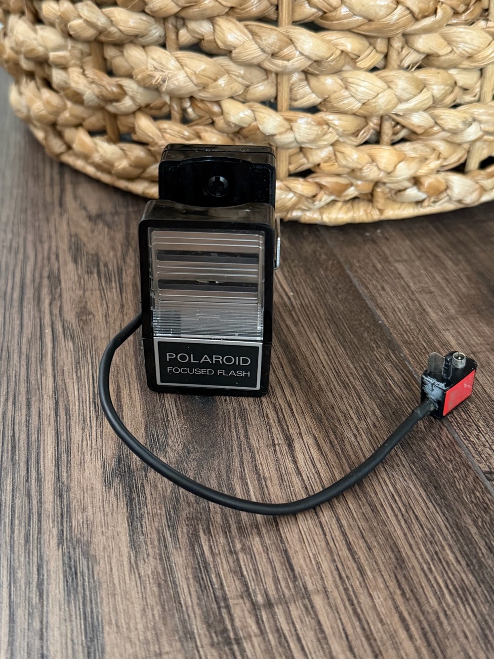 Vintage Polaroid Model 490 Focused Flash - Cube Flash Attachment